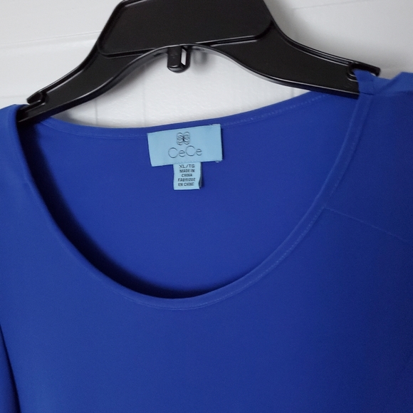 CeCe blue top - NWOT - Picture 3 of 5